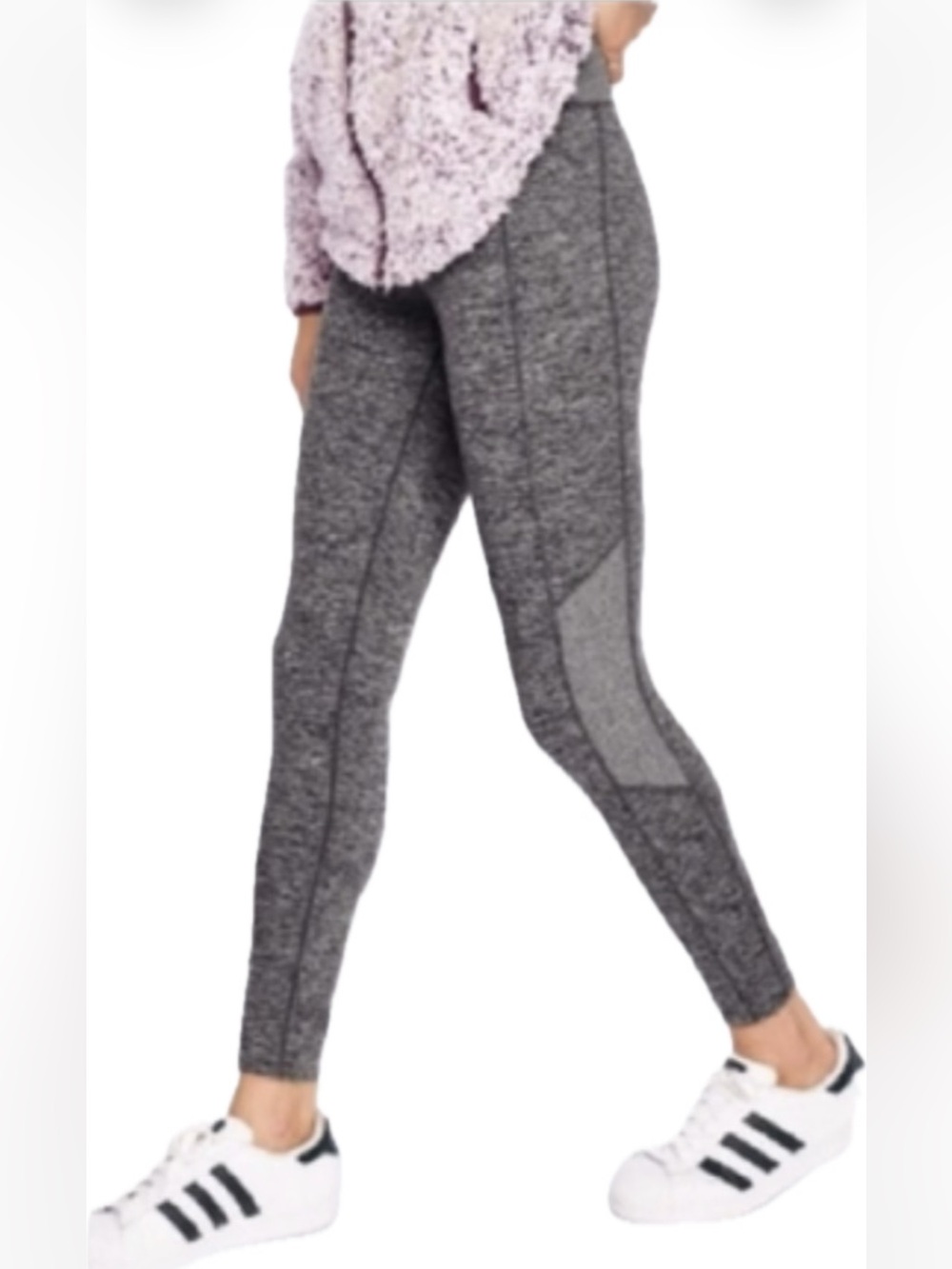 Victoria's Secret Gray Marled High-Waist Leggings